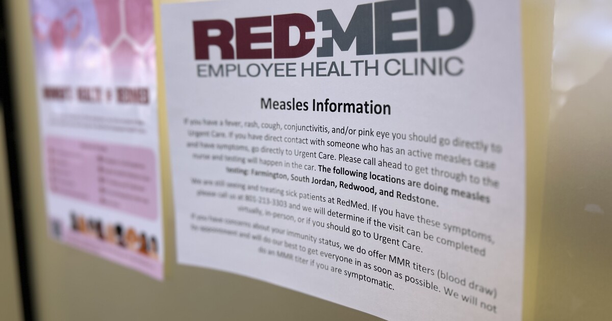 Measles outbreak expands in Utah, affecting those who haven't been vaccinated.