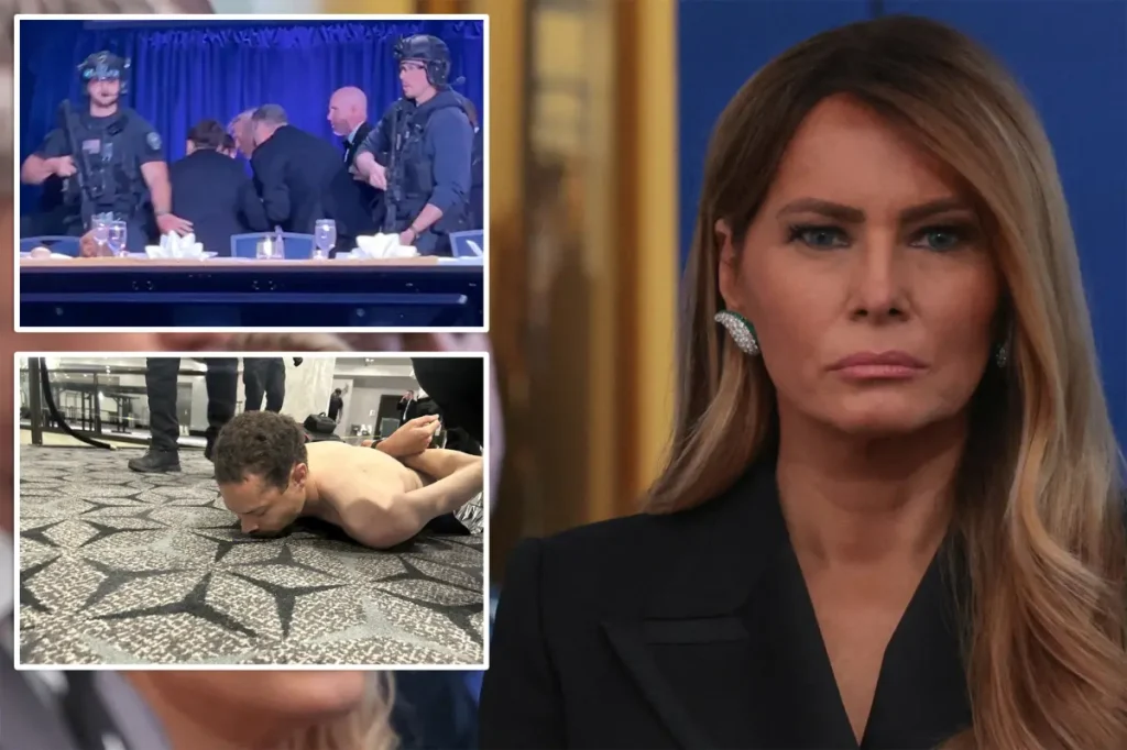 Melania Trump heard unsettling sounds as the suspected shooter Cole Allen fired at the White House Correspondents’ Dinner.