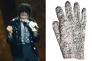 Michael Jackson's famous white rhinestone glove up for auction