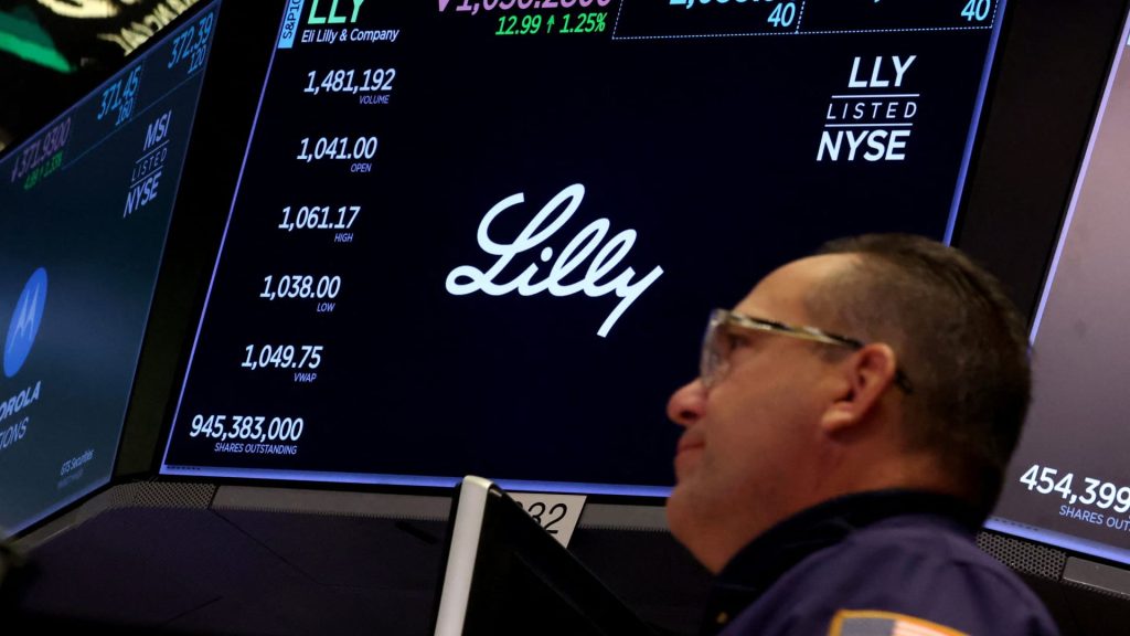 Midday stock movements: Intel, AMD, Charter, Hims & Hers, Eli Lilly and others