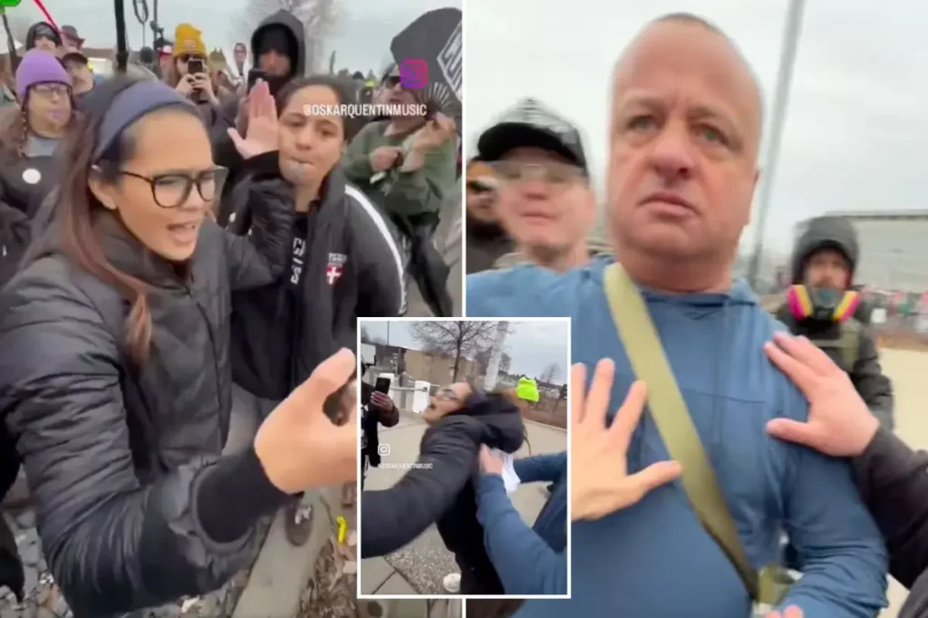 Minnesota dad Chris Ostroushko reconsidering life in the US after confrontational encounter with TPUSA reporter