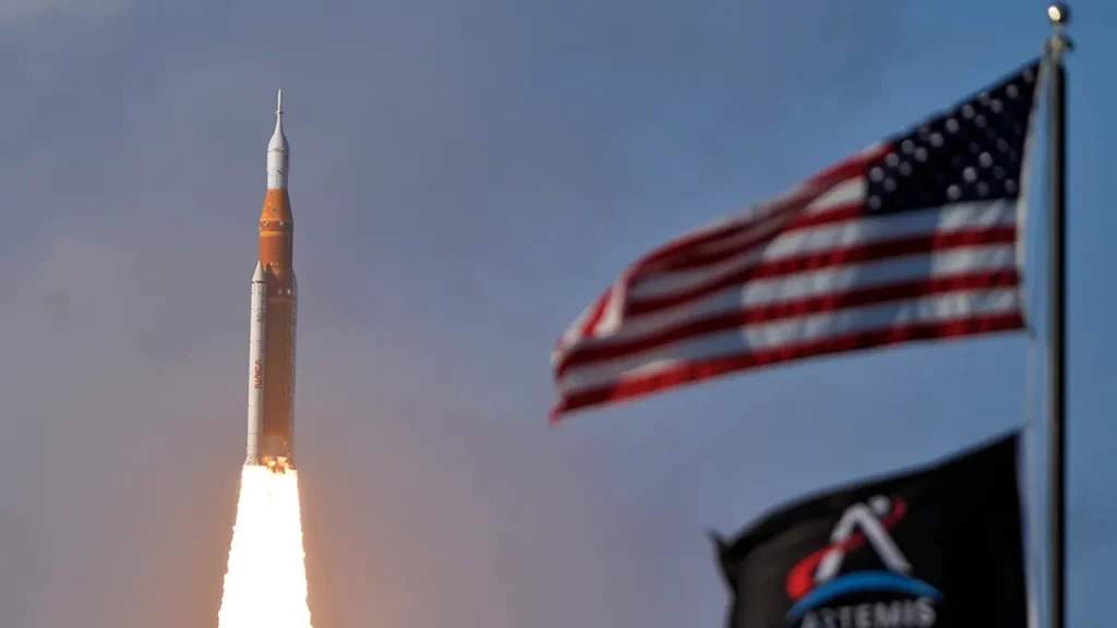 NASA leader states that the U.S. is returning to the space race to outpace China in reaching the moon.