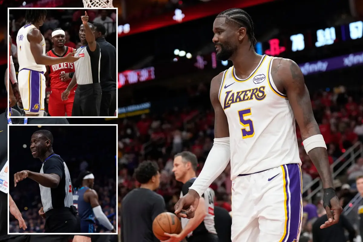 NBA official caught in another playoff controversy after Lakers' DeAndre Ayton was thrown out