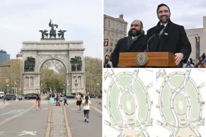 NYC plans to shut down a road at Grand Army Plaza, raising concerns among residents about major traffic disruption.