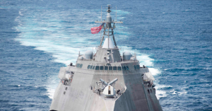 Navy Destroyer Stops Two Oil Tankers from Departing Iran