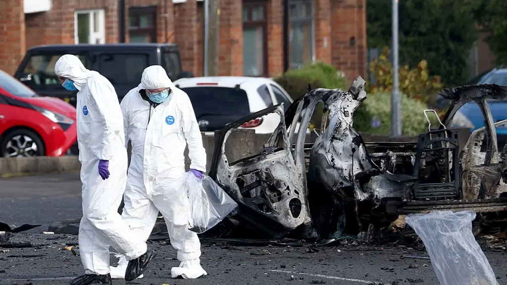 New IRA takes responsibility for car bomb at Belfast police station, signals potential for further attacks
