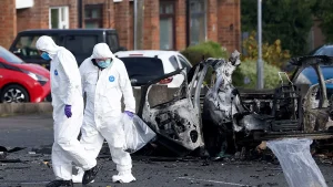 New IRA takes responsibility for car bomb at Belfast police station, signals potential for further attacks