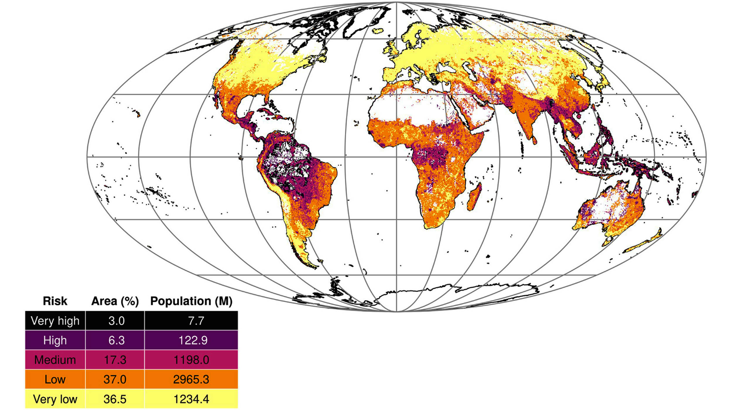 New outbreak map highlights areas at "high risk" for deadly diseases