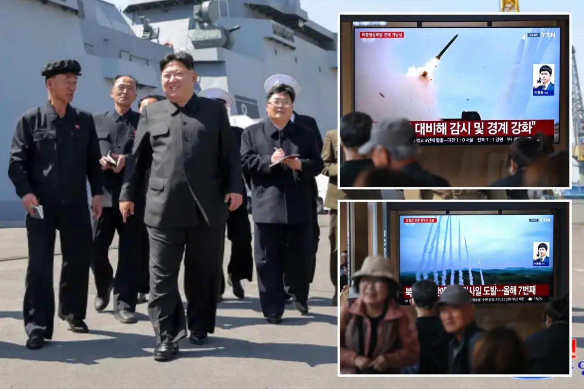North Korea launches several ballistic missiles into the sea near its eastern shore.