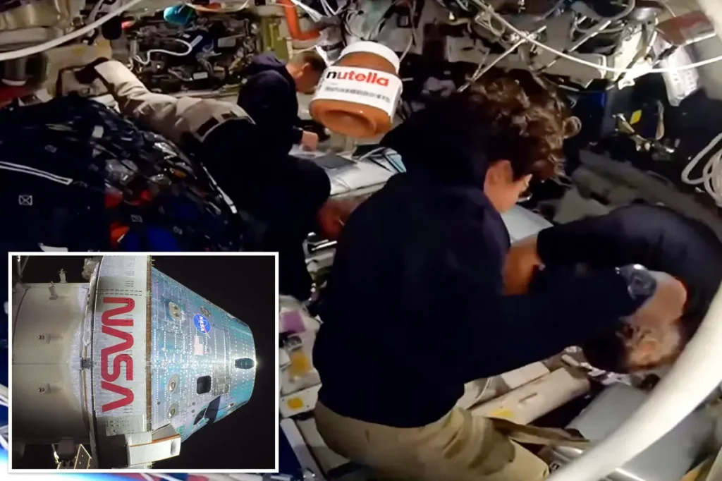 Nutella enthusiasts notice a jar floating in zero gravity on the Artemis II spacecraft