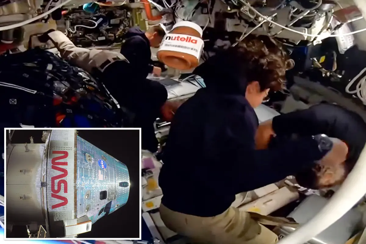 Nutella enthusiasts notice a jar floating in zero gravity on the Artemis II spacecraft