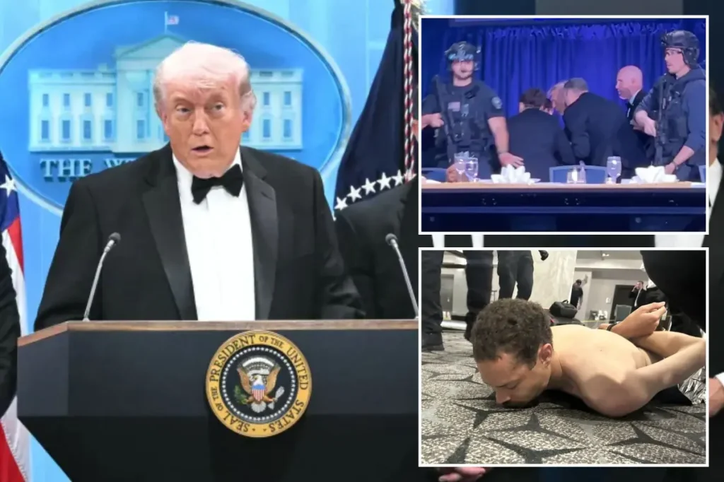 Officer injured at the White House Correspondents' Dinner is 'doing well,' Trump states
