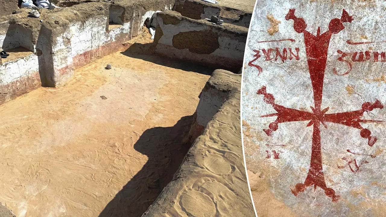 Officials announce discovery of ancient monastery from the early days of Christianity in Egypt.