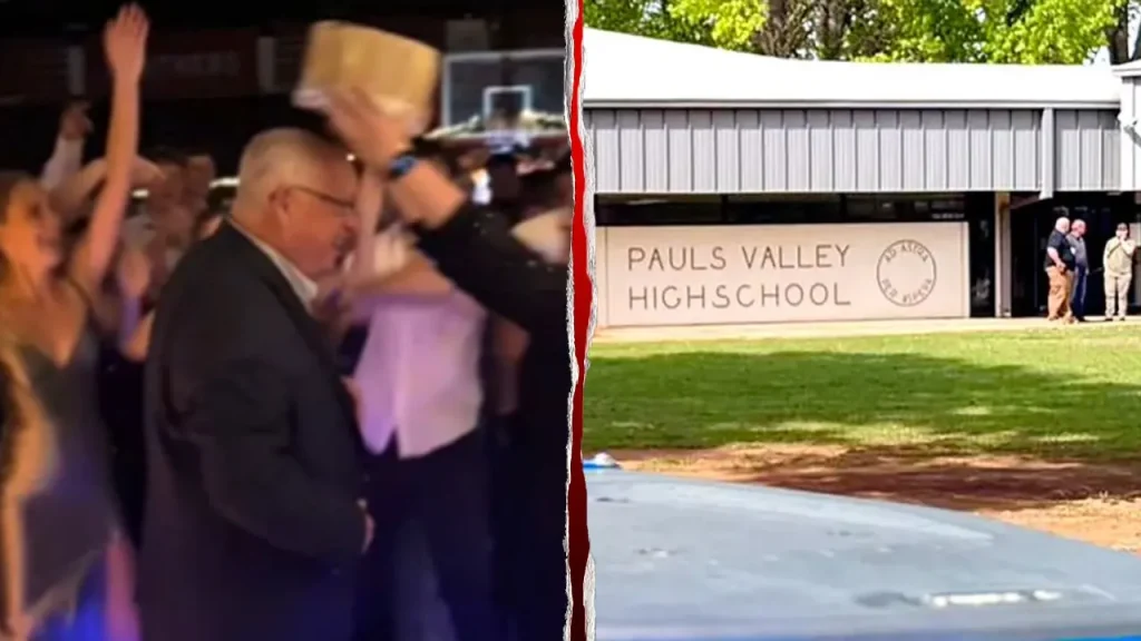 Oklahoma principal who subdued suspected gunman named prom king by students