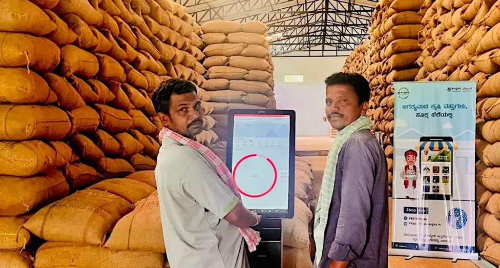 Online Marketplace Empowers Indian Farmers by Eliminating Middlemen with Grain Bank Accounts