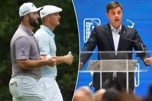 PGA Tour CEO suggests possibility for LIV Golf players to come back as rival league faces turmoil