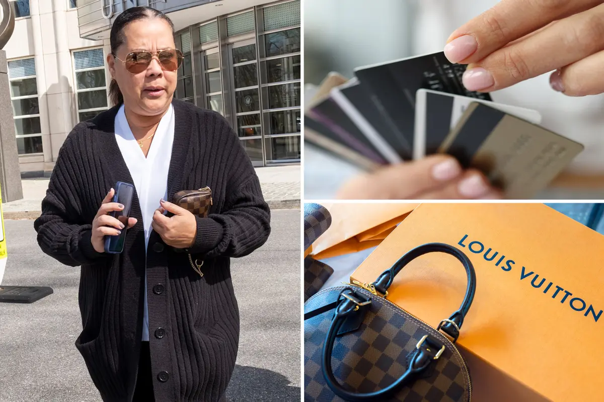 Personal assistant admits to theft of $10M from elderly Salomon Bros. executive to purchase Louis Vuitton and Gucci items.