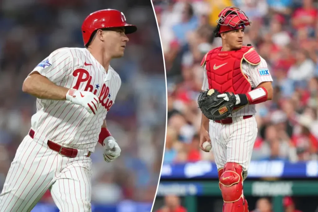 Phillies struggle as catcher JT Realmuto is placed on the injured list