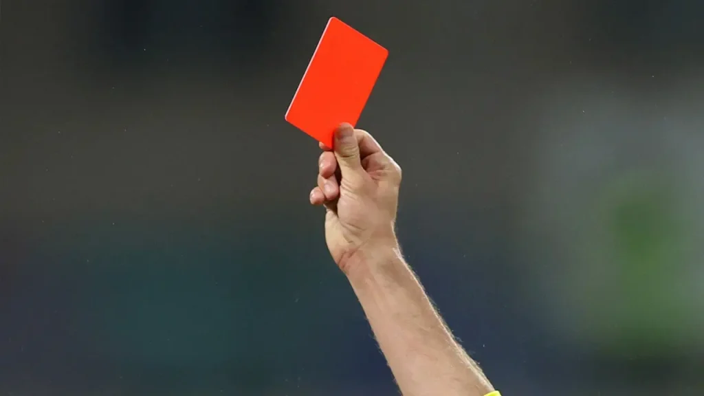 Players in the World Cup who cover their mouths during disputes might receive red cards.