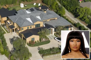 Police hurry to Nicki Minaj's home due to a man following her into the backyard.