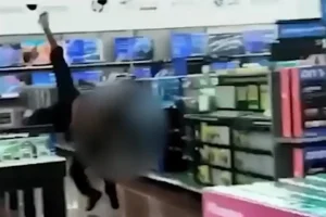 Police officer put on leave after video reveals him body slamming a man in a Walmart