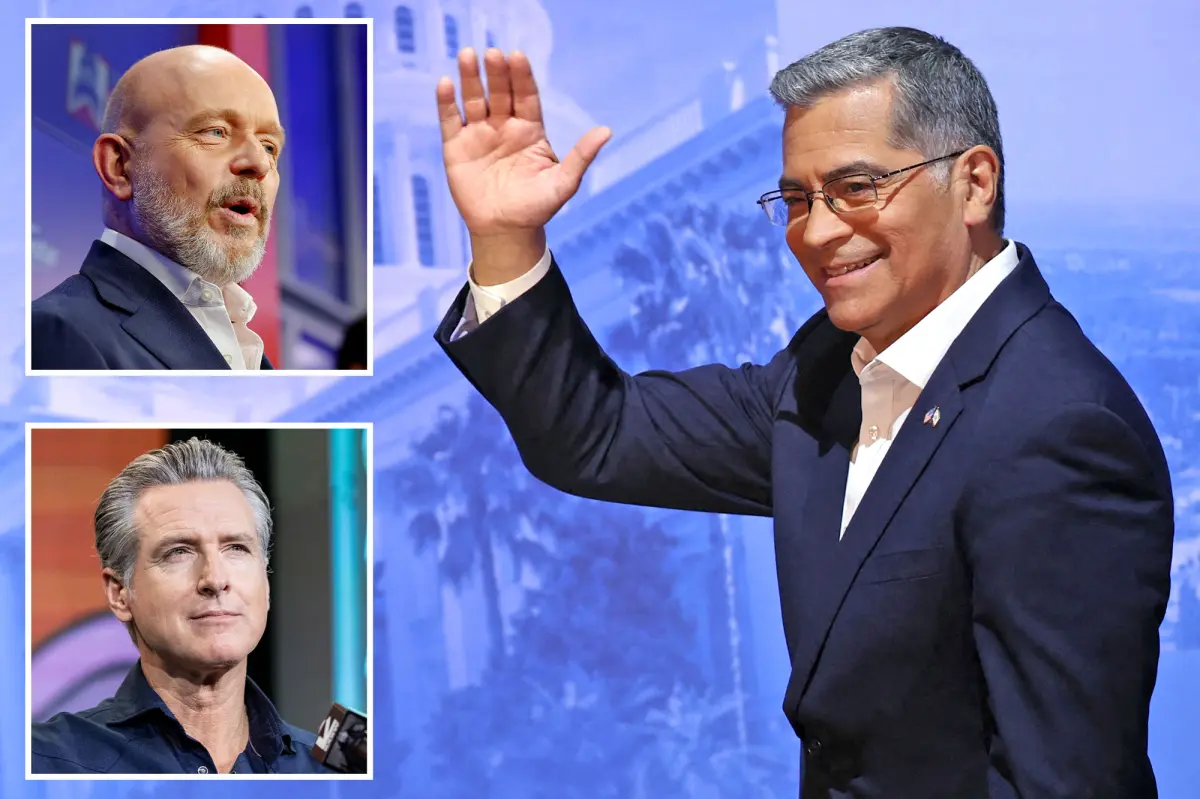 Poll indicates Gavin Newsom as the frontrunner while Xavier Becerra gains support.