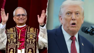 Pope Leo responds to Trump, stating that the message of peace is based on the Gospel.