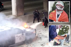 Protesters against ICE admit to assaulting police with rocks and fireworks in LA
