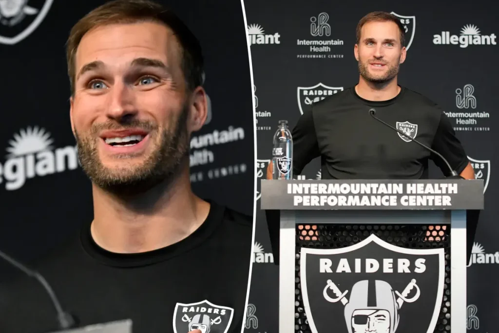 Raiders quarterback Kirk Cousins excited to collaborate with Fernando Mendoza