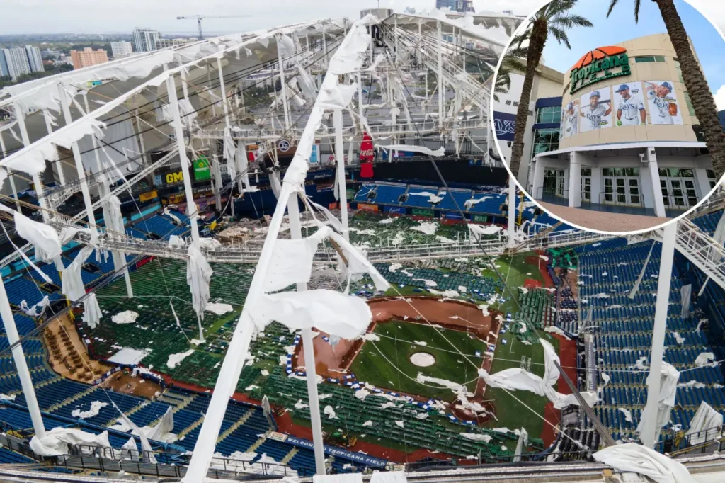 Rays come back to Tropicana Field for the first time since 2024 after Hurricane Milton caused damage