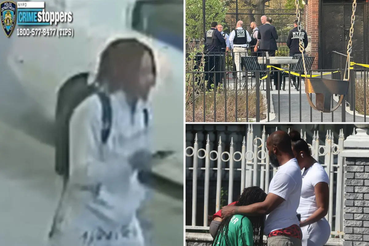 Recent NYPD images reveal a suspect in the fatal shooting of a 15-year-old boy in NYC, carrying a backpack.