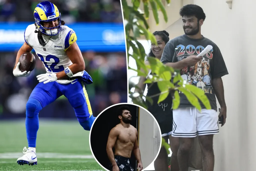 Recent photos of Puka Nacua reveal how the Rams player is maintaining his fitness while recovering.
