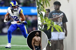 Recent photos of Puka Nacua reveal how the Rams player is maintaining his fitness while recovering.