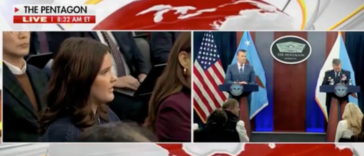 Reporter Questions Hegseth About U.S. Readiness to 'Eliminate' Iran