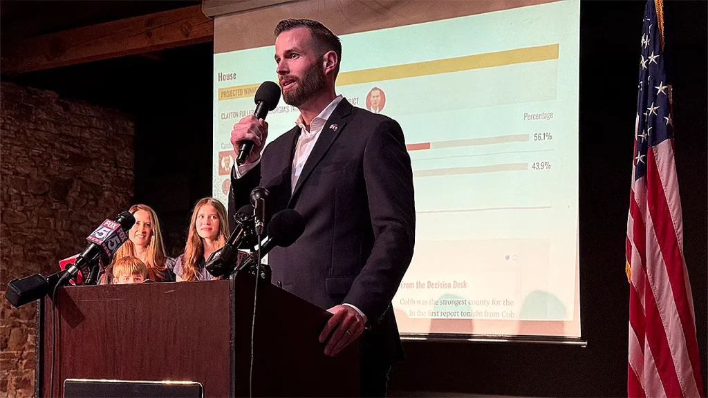 Republican endorsed by Trump wins special election for Georgia-14 House seat