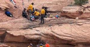 Rescuers Help Parent Who Plummeted from 70-Foot Cliff in Utah While on Family Trip