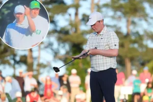 Robert MacIntyre has a heated moment at the Masters