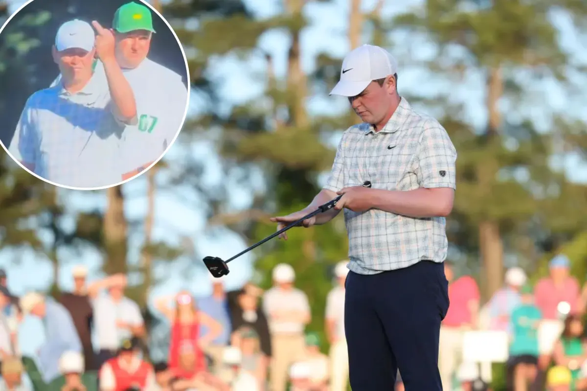 Robert MacIntyre has a heated moment at the Masters