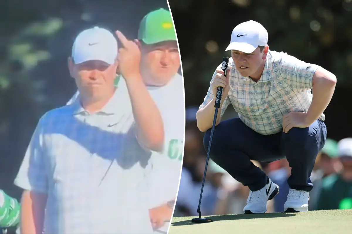 Robert MacIntyre's offensive remarks during his round lead to a Masters warning