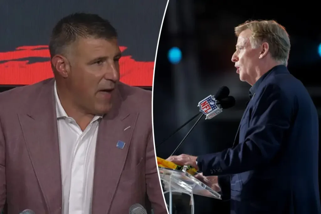 Roger Goodell comments on the Mike Vrabel-Dianna Russini controversy
