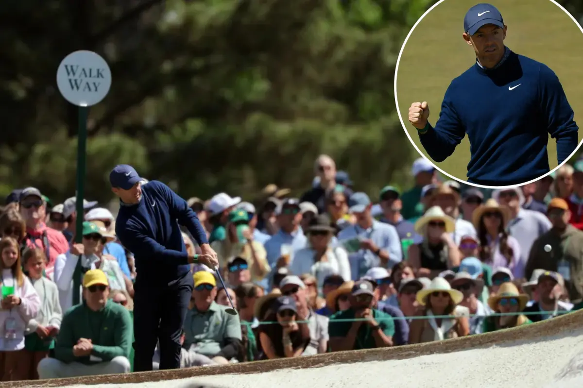Rory McIlroy shares the lead at the Masters with a strong start to his title defense