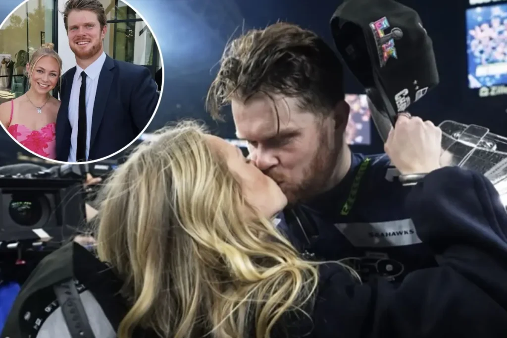 Sam Darnold ties the knot with Katie Hoofnagle in the company of NFL stars.