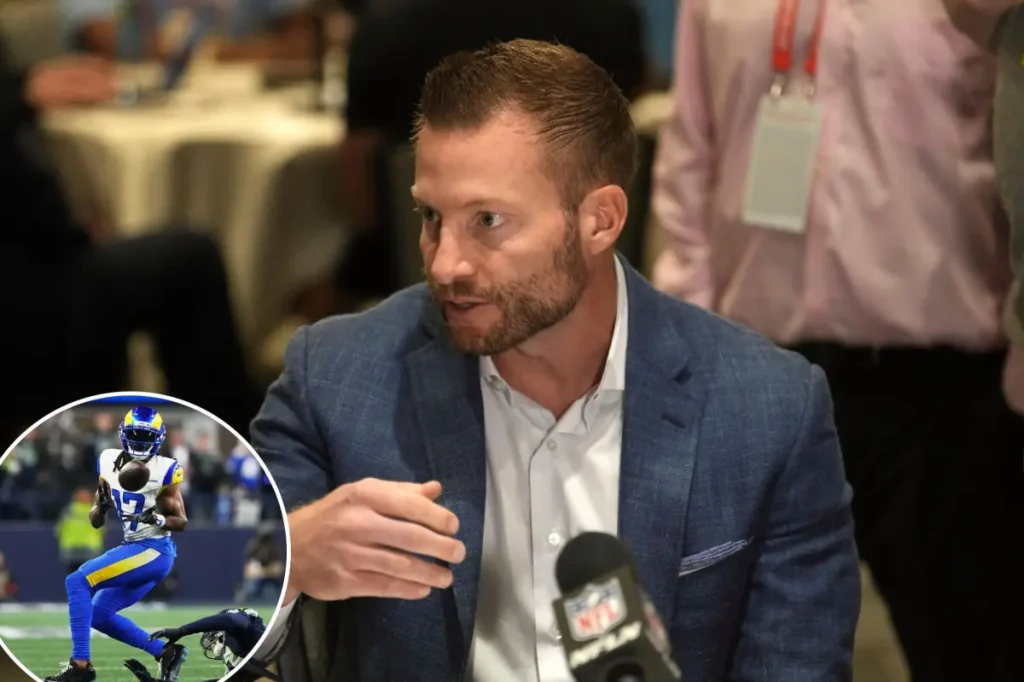 Sean McVay states Rams chose to retain Davante Adams rather than trade him.