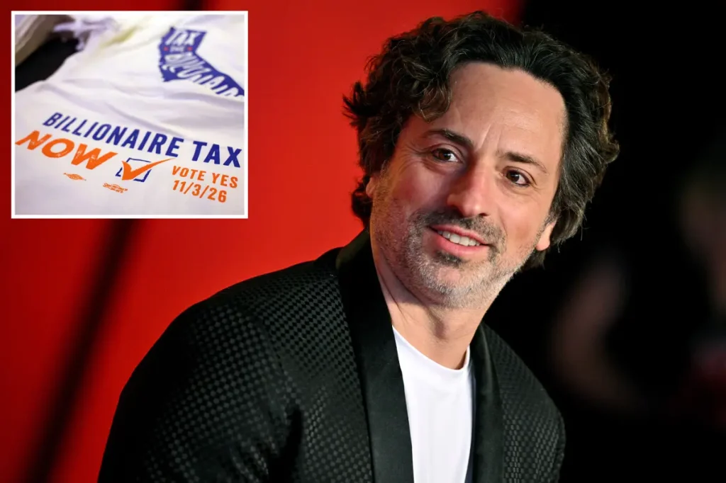 Sergey Brin reflects on his difficult experiences in the Soviet Union and remarks that California has lost its direction.