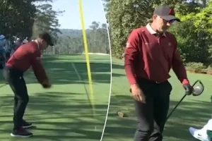Sergio Garcia shifts his approach after breaking his driver during a tough moment at the Masters