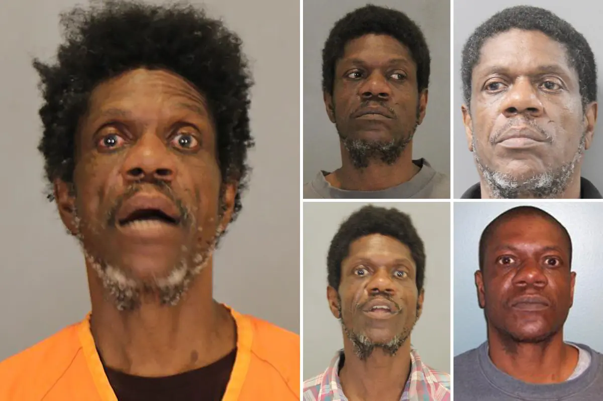 Sex offender called &lsquo;Cookie Monster&rsquo; discovered undressed in a child's bedroom, police say.
