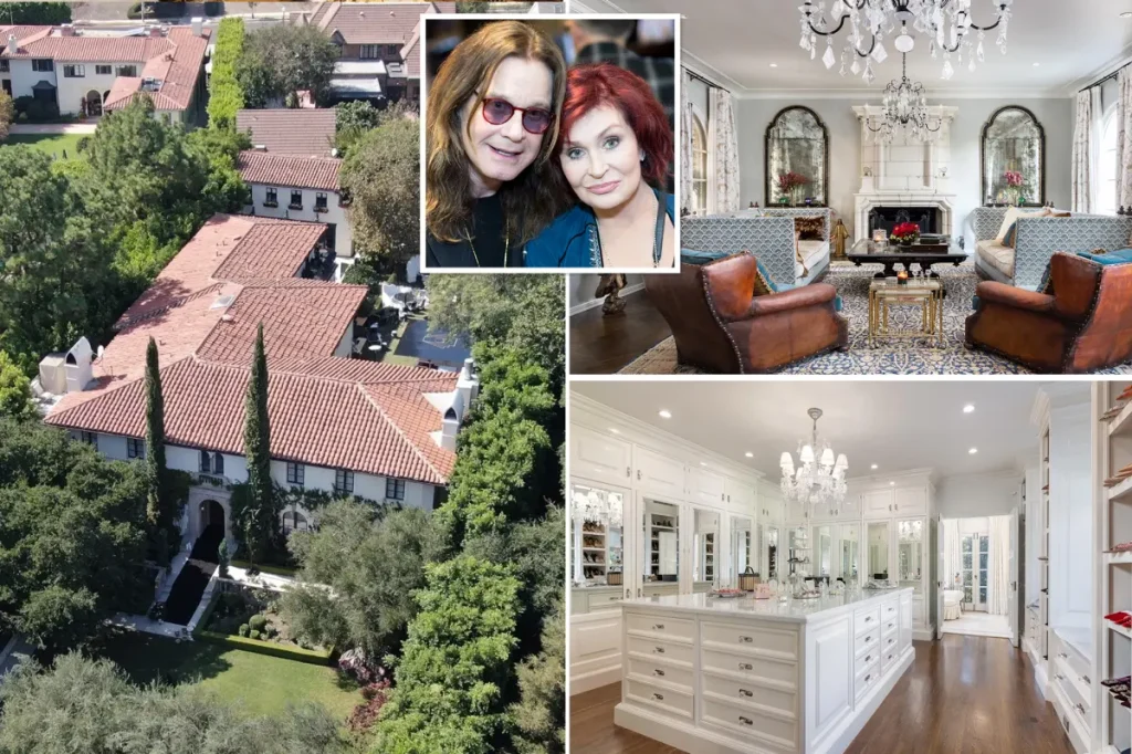 Sharon Osbourne puts Beverly Hills home she lived in with Ozzy on the market for $17 million