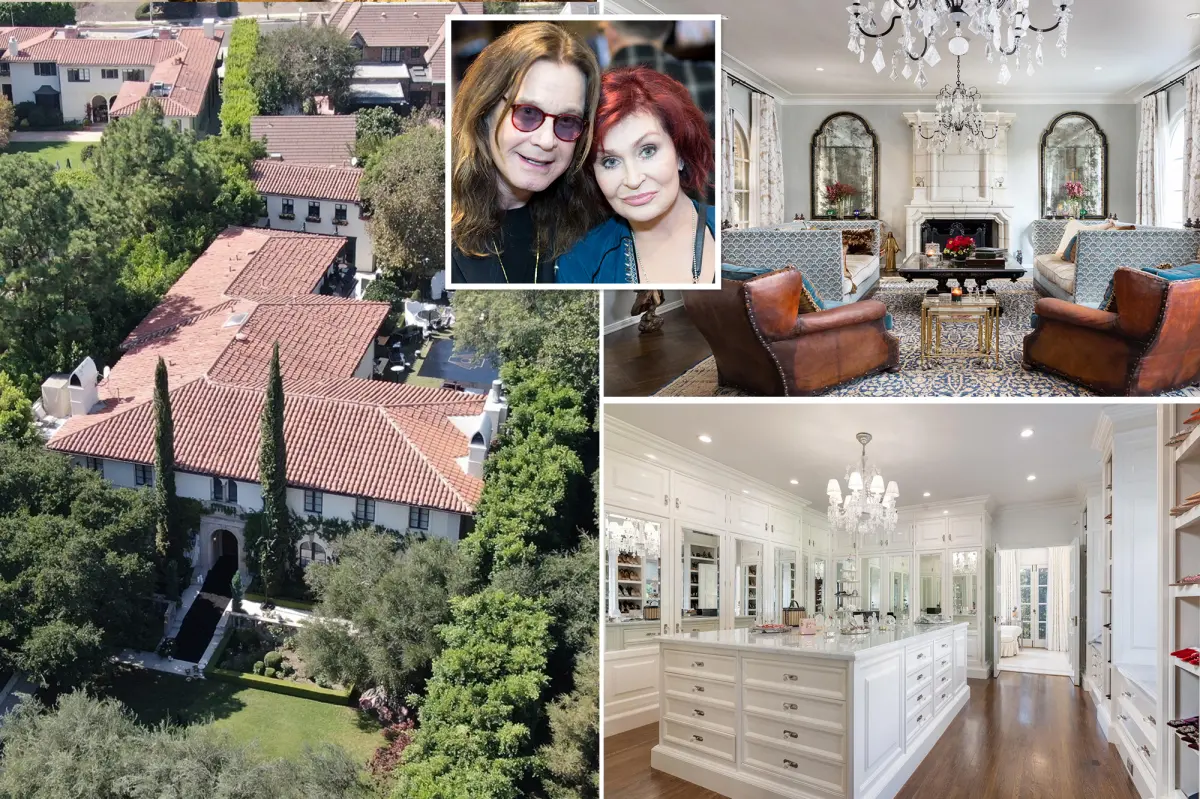 Sharon Osbourne puts Beverly Hills home she lived in with Ozzy on the market for $17 million