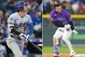 Shohei Ohtani continues on-base streak, but Dodgers fall to Rockies