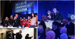 Shooting at Correspondents Dinner, President Trump hurriedly taken out of the room